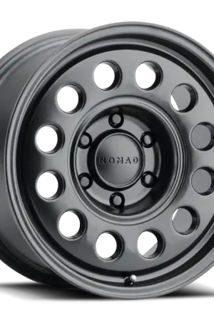 Genuine Nomad N501SB Convoy 17x8.5 / 6x139.7 BP / +25mm Offset / 106.1mm Bore - Satin Black Wheel