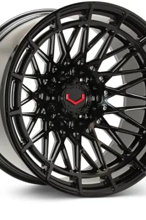 Get Yours Vossen LCX-03 22x10 - 6x135 - ET18 - Super Deep - 87.1 - Gloss Black Wheel