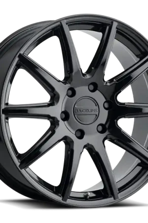 Raceline 159B Spike 18x8in / 6x139.7 BP / 35mm Offset / 106.1mm Bore - Gloss Black Wheel No Minimum Order