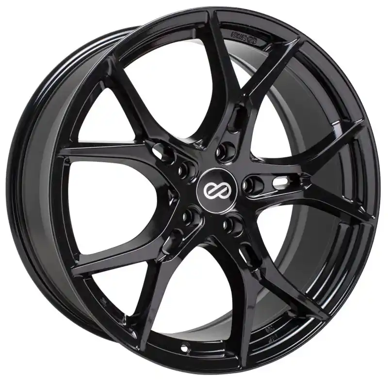 Enkei Vulcan 17x7.5 45mm Offset 5x114.3 Bolt 72.6mm Bore Gloss Black Wheel Price Cut
