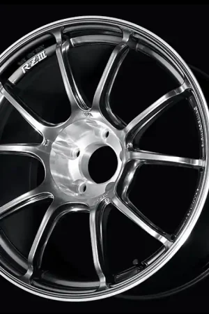 Limited Offer Advan RZIII 18x8.0 / +44 Offset / 5x114.3 BC / 73mm Bore / Hyper Platinum Black & Diamond Cut