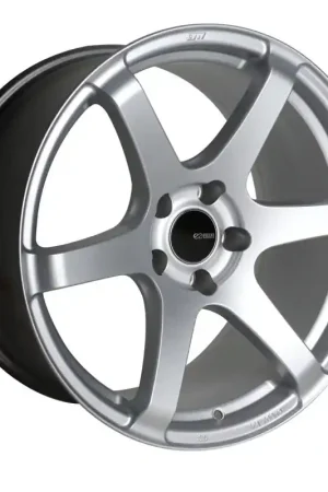 Enkei T6S 18x9.5 35mm Offset 5x120 Bolt Pattern 72.6 Bore Matte Silver Wheel Original