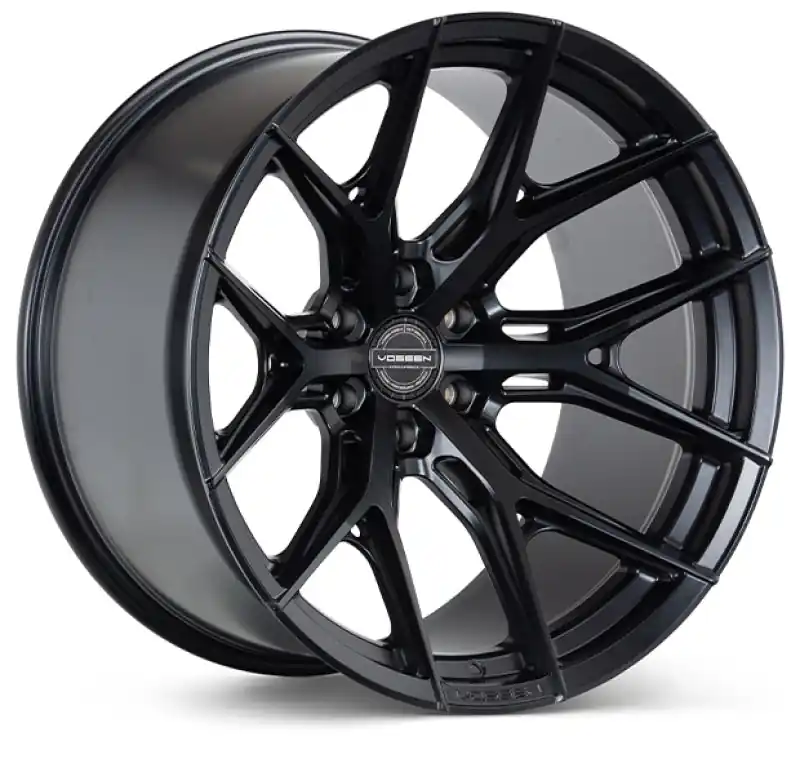 Price Drop Vossen HF6-4 24x10 / 6x139.7 / ET25 / Deep Face / 106.1 - Satin Black Wheel