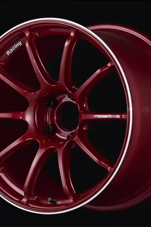 Advan RSIII 18x7.5 / +48 Offset / 5x112 / 66.5mm Bore / Racing Candy Red and Ring Wholesale