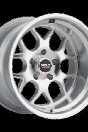 Weld Solana 22x10.5 / 5x127 BP / ET13 / 78.1mm Bore - Gloss Silver Machined Wheel Brand New