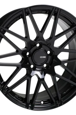 Warranty Included Enkei TMS 17x8 5x114.3 45mm Offset 72.6mm Bore Gloss Black Wheel
