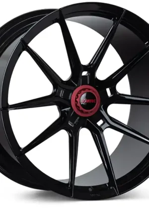 Limited Offer Vossen x Novitec NF10 22x12in - 5x114.3 BP - ET57 - Gloss Black Ferrari 458 / F12 Rear Wheel