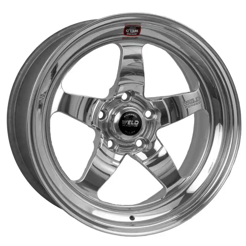 Weld S71 17x9 / 5x4.5 BP / 5.7in. BS Polished Wheel (High Pad) - Non-Beadlock Money Back Guarantee