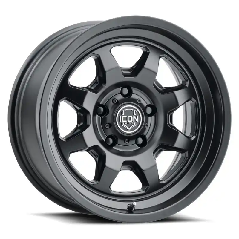 ICON Nuevo 17 X 8.5 5 X 5.5 0mm Offset 4.75in BS Satin Black Warranty Included