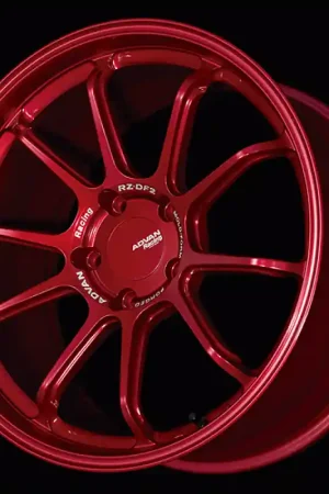 Advan RZ-DF2 for Porsche 20x9.0 / +56 Offset / 5x130 / 71.6mm Bore / Racing Candy Red Free Delivery