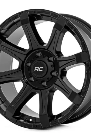 Shop Now Rough Country 81 Series Wheel | One-Piece | Semi Gloss Black | 20x10 | 8x6.5 | -19mm
