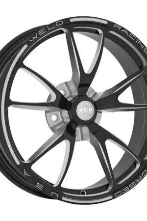 Worldwide Shipping Weld Full Throttle 2.0 18x6 / 5x115 BP / 2.7in. BS Black Wheel - Non-Beadlock