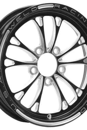 Top Rated Weld V-Series 1-Piece 15x3.5 / 5x4.5 BP / 2.25in. BS Black Wheel - Non-Beadlock