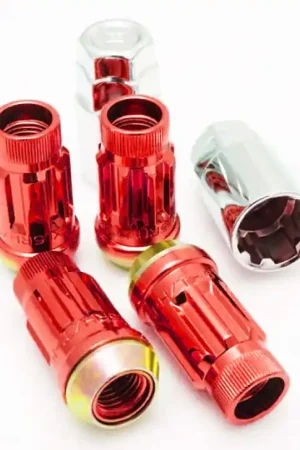 Bulk Order Wheel Mate Mutkei SR45R Lock Set 12x1.25 Red (4pcs)