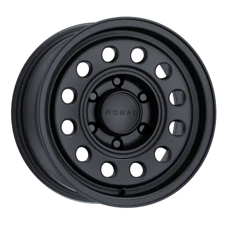 Affordable Nomad N501SB Convoy 17x8.5in / 8x165.1 BP / 25mm Offset / 130.81mm Bore - Satin Black Wheel