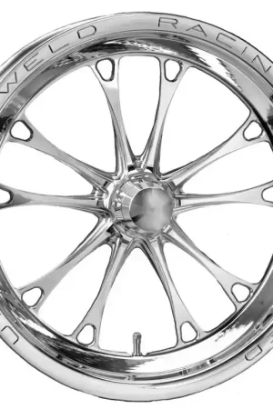 Budget Weld V-Series 1-Piece 15x3.5 / Anglia Spindle MT / 1.75in. BS Polished Wheel - Non-Beadlock