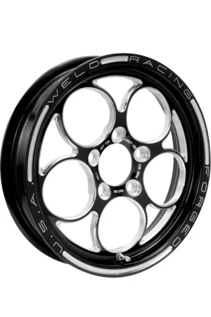 Weld Magnum 1-Piece 15x3.5 / 5x4.75 BP / 1.75in. BS Black Wheel - Non-Beadlock Worldwide Shipping