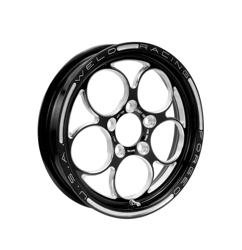 Weld Magnum 1-Piece 15x3.5 / 5x4.75 BP / 1.75in. BS Black Wheel - Non-Beadlock Worldwide Shipping