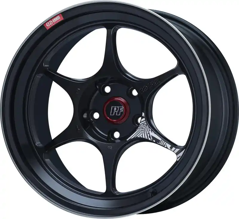 Exclusive Offer Enkei PF06 18x7.5 5x100 48 Offset 75mm Bore Black Machined Wheel