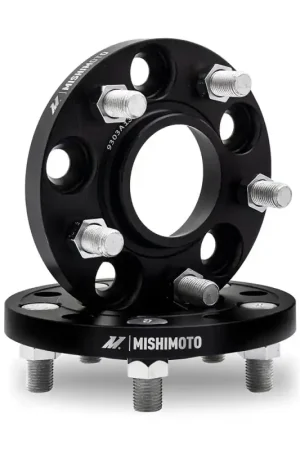Low Price Mishimoto Mishimoto Wheel Spacers 5x114.3 64.1 CB M14x1.5 15mm BK