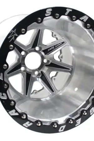 Race Star 72 ValStar 15x10 / 5x4.50BC / 6.25BS / 3.072in CB / Machined w/Black Accents Wheel New Arrival