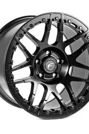 Forgestar F14 Beadlock 17x10 / 5x115 BP / ET30 / 6.7in BS Satin Black Wheel Time-Limited