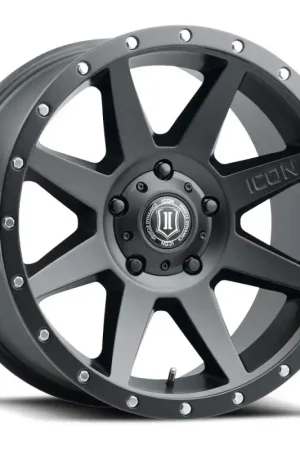 ICON Rebound 20x9 6x135 16mm Offset 5.625in BS Satin Black Wheel Discount