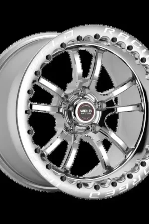Weld S70 RT-S 17x11in / 5x120.65 BP / 7.7in. BS - Polished Center - Polished Shell Wheel Brand New