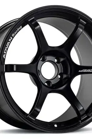 Price Drop Advan RG-4 18x9.5 +35 5x114.3 Semi Gloss Black Wheel