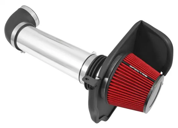 Spectre 11-17 Dodge Challenger/Charger 5.7L V8 Air Intake Kit - Polished w/Red Filter Reduced Price