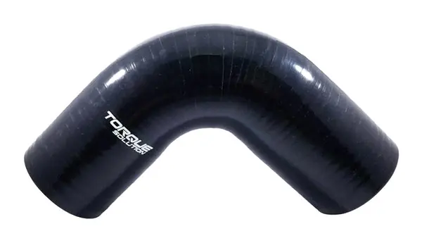 Deal Torque Solution 90 Degree Silicone Elbow: 2.5 inch Black Universal