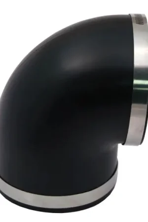 Spectre Coupler 4in. Elbow / 90 Degree (PVC) - Black Certified