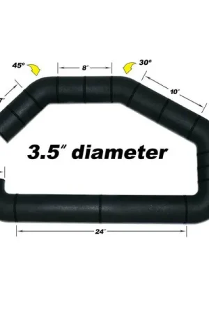 Trusted Brand Airaid U-Build-It - 3.5in Intake Tube