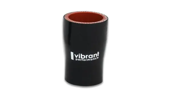 Final Sale Vibrant 4 Ply Aramid Reducer Coupling 2.5in I.D. x 4in I.D. - Gloss Black
