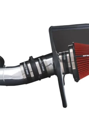 Limited Time Spectre 08-09 Pontiac G8 V8-6.0L F/I Air Intake Kit - Clear Anodized w/Red Filter