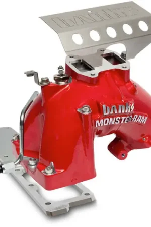 Worldwide Shipping Banks Power 2007.5-2012 Ram 6.7L Monster-Ram Intake System Gen-2 w/Fuel Line - Red w/Heater System