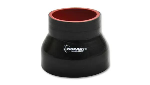 Vibrant 4 Ply Reducer Coupling 5in x 4in x 4.5in Long (BLACK) Latest