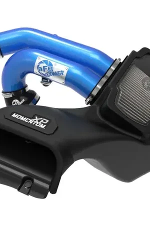 aFe 21-22 Ford F-150 Raptor V6-3.5L(tt) Momentum XP Cold Air Intake System Blue w/ Pro Dry S Filter Handmade