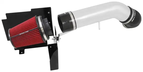 Wholesale Spectre 99-07 GM Truck V8-4.8/5.3/6.0L F/I Air Intake Kit - Clear Anodized w/Red Filter