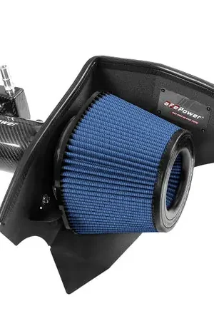 aFe Track Series Carbon Fiber Pro 5R AIS - 16-19 Chevrolet Camaro SS V8-6.2L Fresh Stock