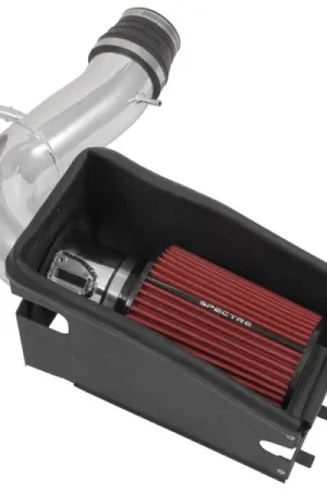 Shop Now Spectre 11-19 Ford Explorer V6-3.5L F/I Air Intake Kit - Polished Aluminum w/Red Filter