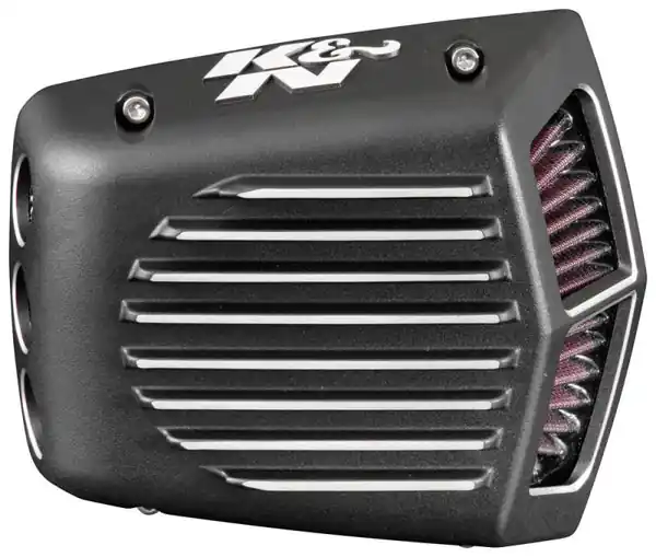 K&N Street Metal Intake System for 01-16 Harley-Davidson Softail/Dyna - Shaker Black Free Delivery