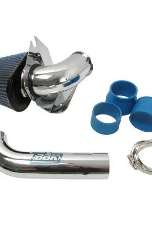 Super Sale BBK 86-93 Mustang 5.0 Cold Air Intake Kit - Fenderwell Style - Chrome Finish