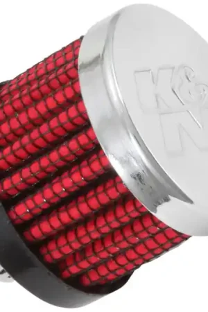 New Arrival K&N .315/.431 Flange 1 3/8 inch OD 1.5 inch H Clamp On Crankcase Vent Filter