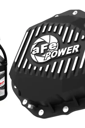 Best Price aFe 19-23 Dodge Ram 2500/3500 Pro Series Rear Differential Cover - Black w/ Machined Fins