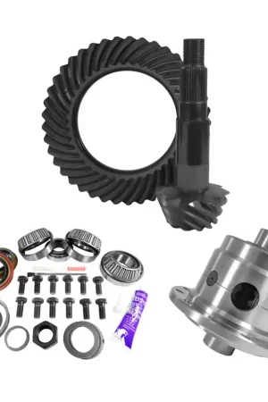 Yukon 11.25in Dana 80 Thin 3.73 Rear Ring & Pinion Install Kit 35 Spline Positraction 4.375in Premium