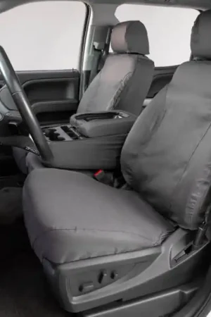 Editor’s Pick Covercraft 17-18 Dodge RAM P/U Polycotton SeatSaver Custom Front Row Seat Covers - Grey