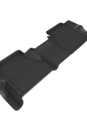 Today Only 3D MAXpider 22-23 Nissan Frontier Crew Cab (w/ Subwoofer) Kagu Floor Mat 2nd Row - Black