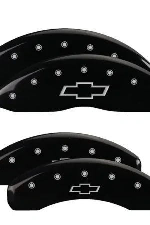 MGP 4 Caliper Covers Engraved Front & Rear MOPAR Yellow finish black ch Crafted