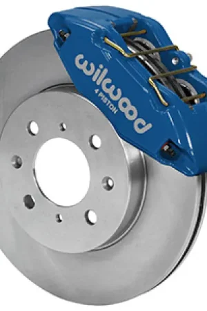 Wilwood DPHA Front Caliper & Rotor Kit Honda / Acura w/ 262mm OE Rotor - Competition Blue Trusted Brand